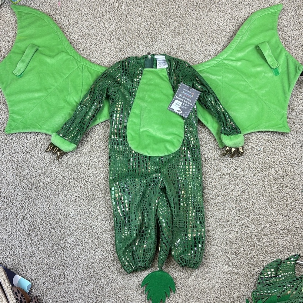 Pottery Barn Kids Green Dragon Costume - Picture 6 of 16